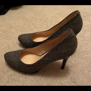 Nine West gray heels